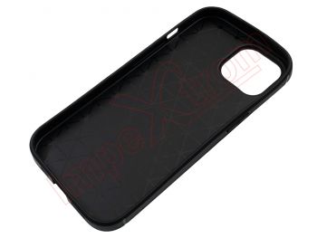 Black carbon fibre type case for Apple iPhone 15